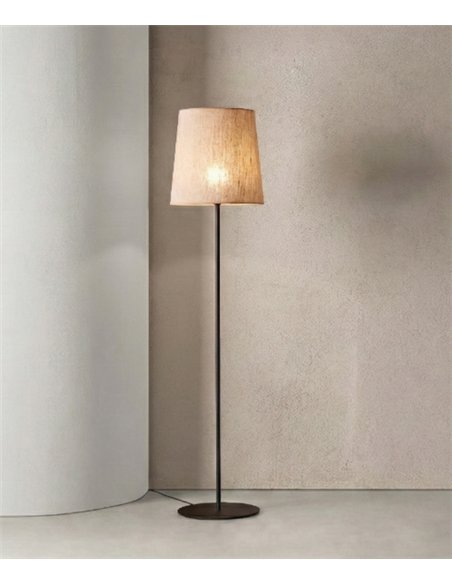 Sorrento floor lamp - Massmi - Natural linen shade
