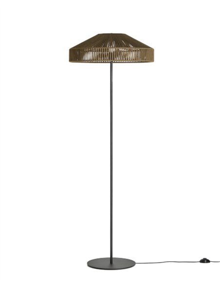 Olivia floor lamp - Massmi - Woven rope shade, available in 2 sizes