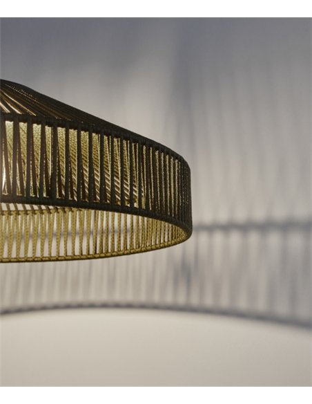 Olivia floor lamp - Massmi - Woven rope shade, available in 2 sizes