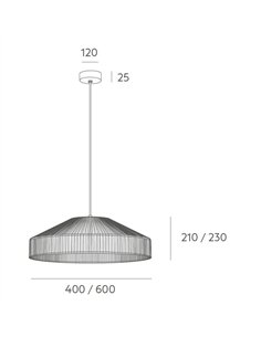 Olivia pendant light - Massmi - Decorative lamp with woven rope shade 2