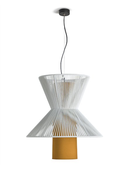 Moixent pendant light - Massmi - Woven rope shade