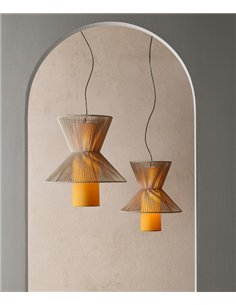 Moixent pendant light - Massmi - Woven rope shade