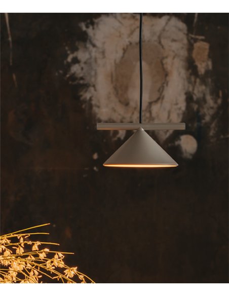 Belle Single Cone pendant light - Nexia - Conical lamp