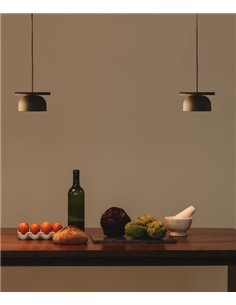 Belle Single Dome pendant light - Nexia - Semi-circular shade