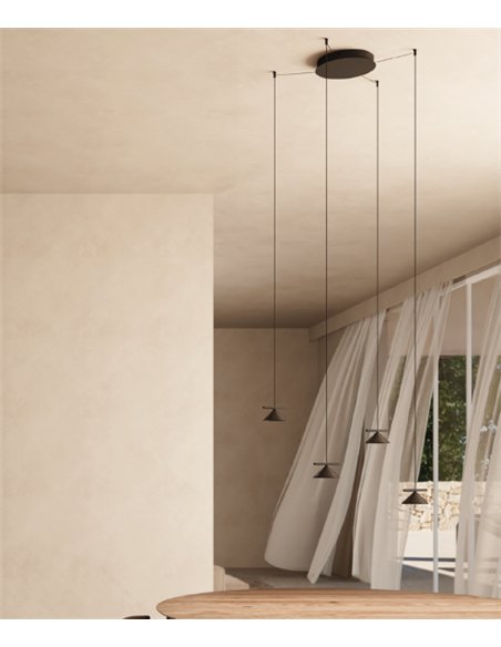 Belle Chandelier 02 pendant light - Nexia - Modern lamp with 4 lights