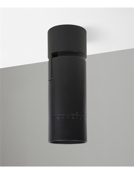 Owwl surface ceiling spotlight - Nexia - LED spotlight with adjustable zoom 20°–60°