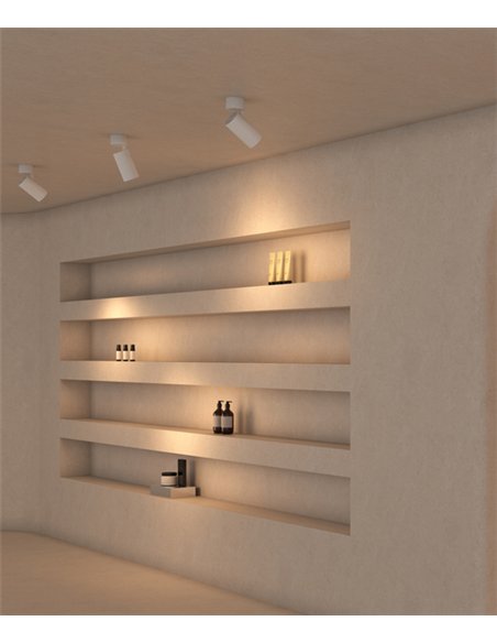 Sutil surface ceiling spotlight - Nexia - LED spotlight in white or black