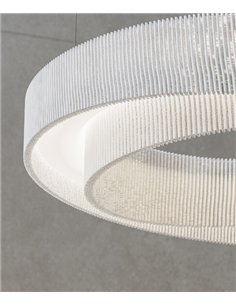 Anel pendant light - a-emotional light - White stainless steel shade 2