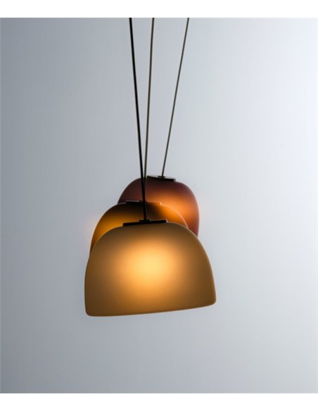 Veiga pendant light - a-emotional light - Blown glass shade