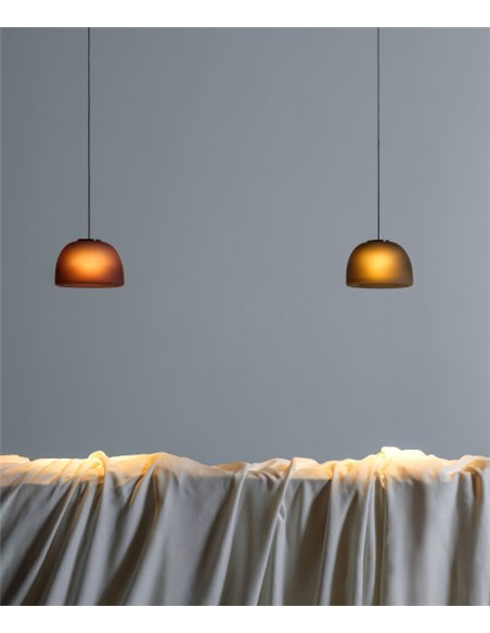Veiga pendant light - a-emotional light - Blown glass shade