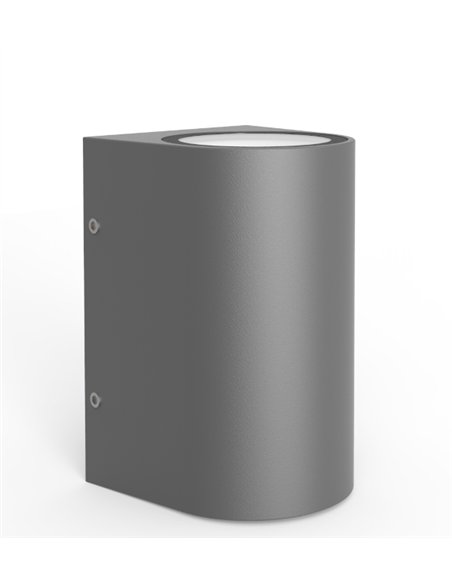 Nome outdoor wall light - Iberlamp - Modern anthracite aluminium design