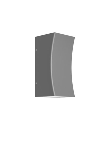Slide outdoor wall light - Iberlamp - Anthracite lamp with dual lighting
