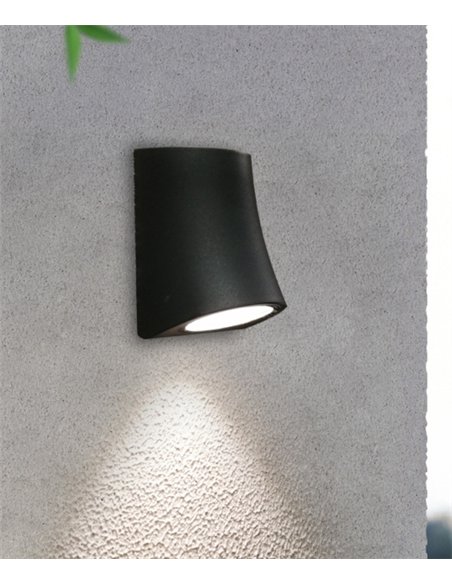 Helio outdoor wall light - Iberlamp - Anthracite LED lamp