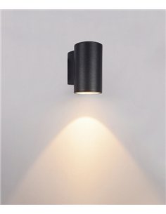 Fox outdoor wall light - Iberlamp - Anthracite aluminium lamp