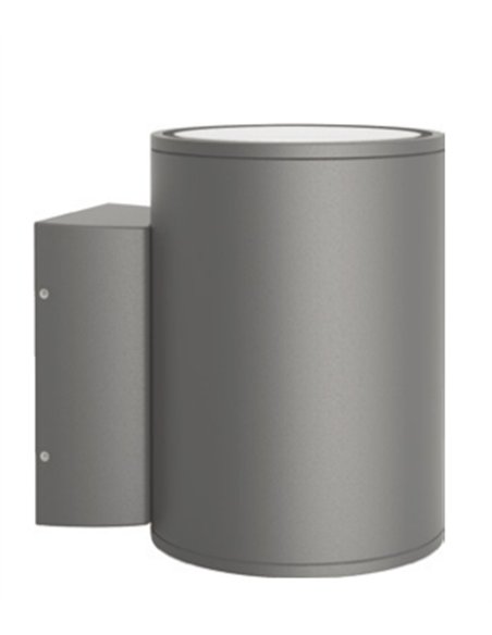 Fox outdoor wall light - Iberlamp - Unidirectional lighting, anthracite finish