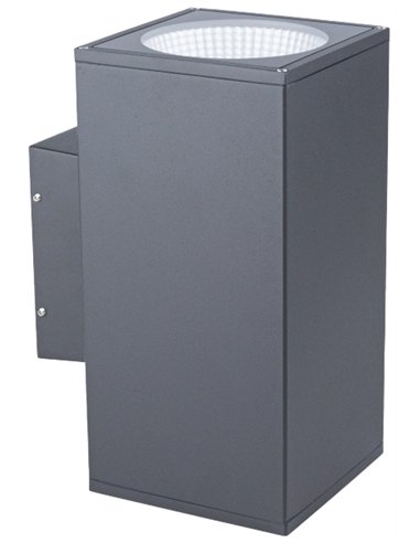 Tower outdoor wall light - Iberlamp - Dual LED lighting, anthracite finish