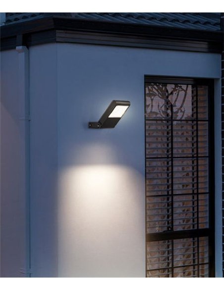 Cap outdoor wall light - Iberlamp - Adjustable anthracite design