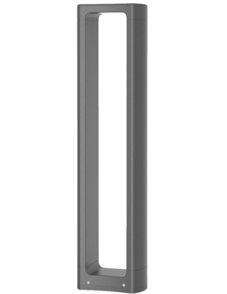 Windows outdoor bollard - Iberlamp - Anthracite aluminium LED lamp, 80 cm