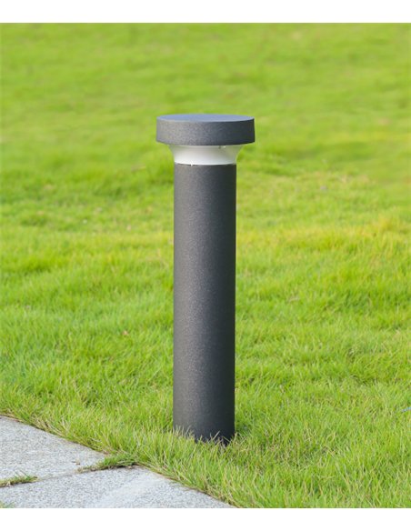 Lyon outdoor bollard - Iberlamp - Outdoor lamp (IP65), anthracite