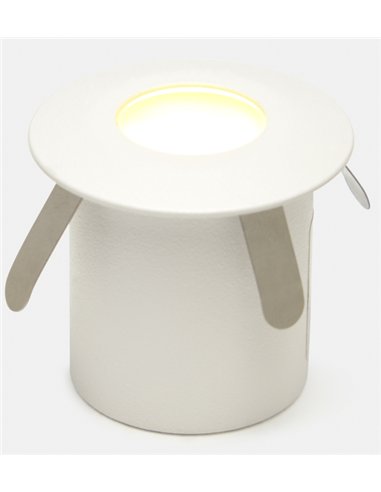 Senya recessed wall light - FORLIGHT - Outdoor spotlight in grey aluminium, LED 3000K, 2 sizes