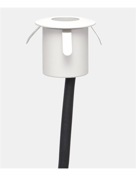 Senya recessed wall light - FORLIGHT - Outdoor spotlight in grey aluminium, LED 3000K, 2 sizes