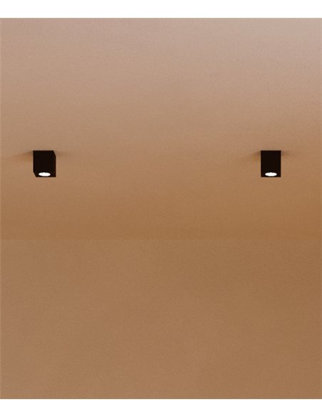 Era ceiling spotlight - FORLIGHT - Square GU10 design