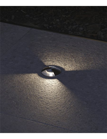 Senya outdoor recessed ground light - FORLIGHT - Aluminium ground spotlight