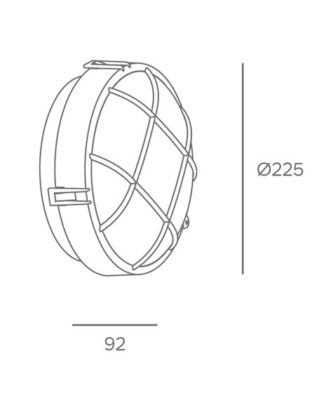 Fond wall light - FORLIGHT - Outdoor lamp