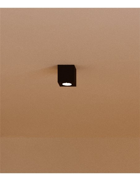 Era ceiling spotlight - FORLIGHT - Square GU10 design