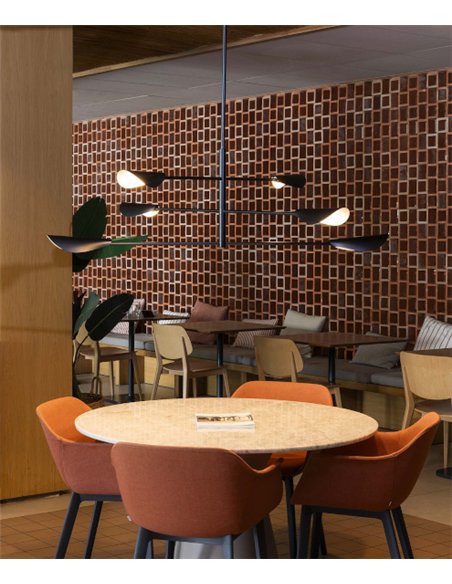 Liggera pendant light - Faro - Directional black lamp