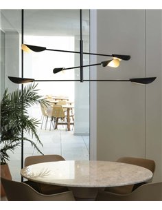Liggera pendant light - Faro - Directional black lamp