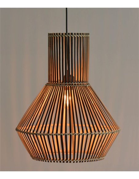 Carina pendant lamp - IDP Lampshades - Wicker lamp