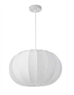 Chiquita pendant lamp - IDP Lampshades - White round design 2