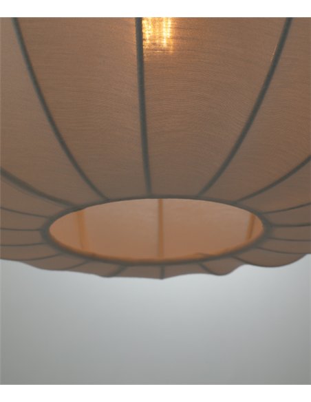 Chiquita pendant lamp - IDP Lampshades - White round design
