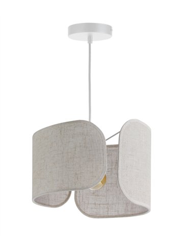 Alicante pendant lamp - IDP Lampshades - Linen shade