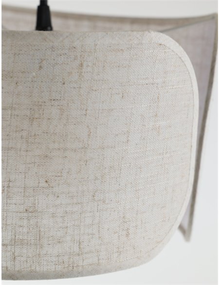 Alicante pendant lamp - IDP Lampshades - Linen shade