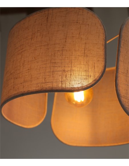 Alicante pendant lamp - IDP Lampshades - Linen shade