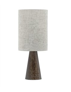 Rodrigo table lamp - IDP Lampshades - Linen and wood design 2