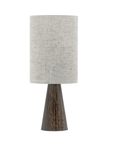Rodrigo table lamp - IDP Lampshades - Linen and wood design