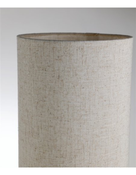 Rodrigo table lamp - IDP Lampshades - Linen and wood design