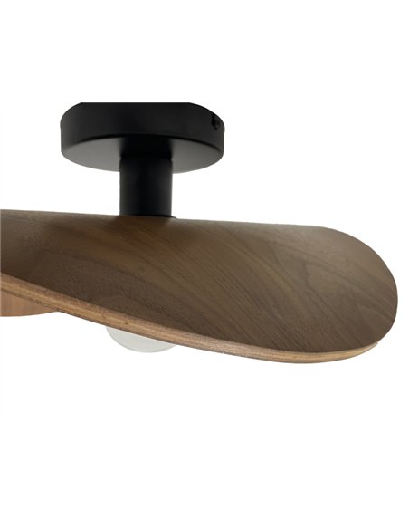 Makala ceiling light - IDP Lampshades - Elegant wooden lamp