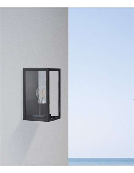 Cube outdoor wall light