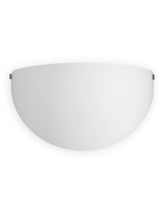 Dina opal/chrome wall light - ACB - Double layer glass, 25 cm 2