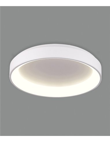 Grace Ceiling Light - ACB - Round dimmable LED ceiling light, white or black, available in 3 sizes