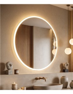 Petra illuminated mirror - ACB Lighting - Touch bathroom mirror (IP44)