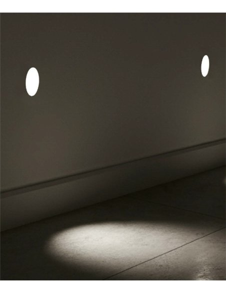Thriller trimless recessed wall light - ACB - LED 3000K, Ø 10 cm
