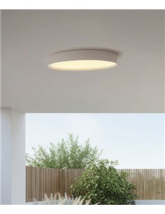 Paris wall/ceiling light - ACB - Modern white cylindrical design
