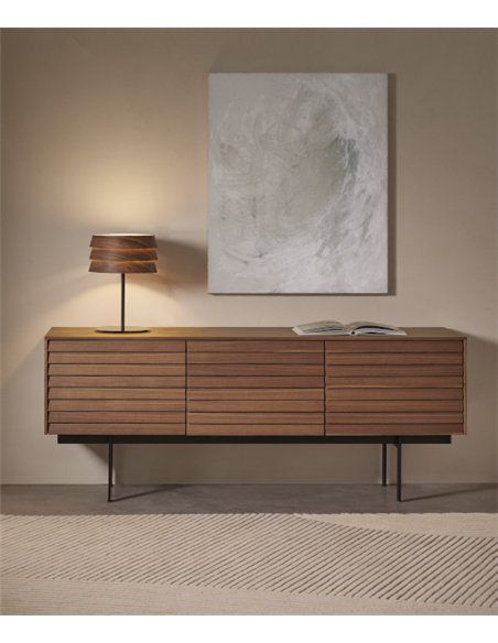 Sussex sideboard - Punt Mobles - Wooden sideboard available in oak or walnut