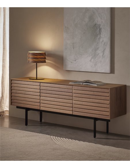 Sussex sideboard - Punt Mobles - Wooden sideboard available in oak or walnut