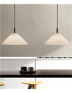 Conica pendant light - Luxcambra - Conical lampshade in 4 colours